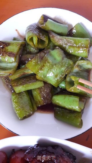 糖醋尖椒的做法步骤：5