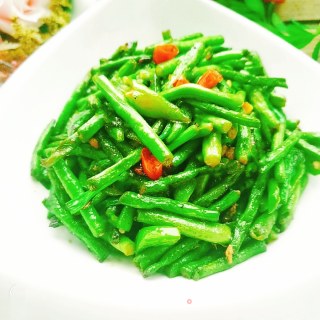 干煸豇豆的做法步骤：11