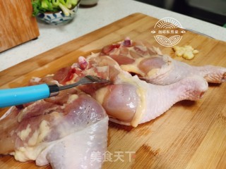 红烧鸡腿的做法步骤：2