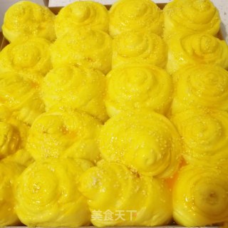 蜂蜜脆底小面包的做法步骤：21