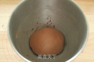 可可冰心面包的做法步骤：5