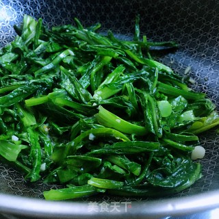 快手油麦菜的做法步骤：7
