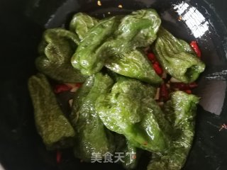 酱炒青椒的做法步骤：6