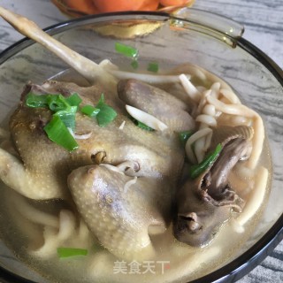 白玉菇炖鸽子的做法步骤：14