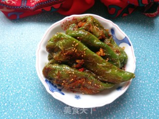 孜然虎皮椒的做法步骤：11