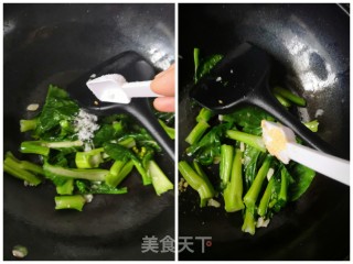 蒜蓉炒菜心的做法步骤：7