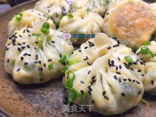 饺子皮版生煎包的做法步骤：11