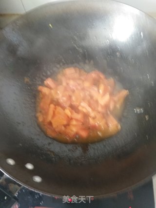 西红柿鸡蛋炒白玉菇的做法步骤：8