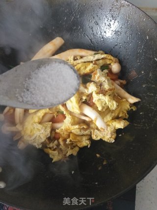 西红柿鸡蛋炒白玉菇的做法步骤：13