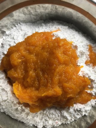 空气炸锅版南瓜饼的做法步骤：5