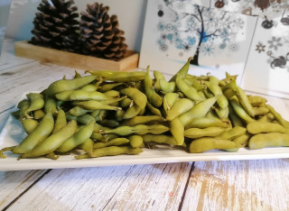 五香卤煮毛豆 快手煮毛豆的做法步骤：6