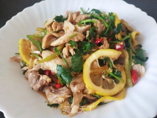 柠檬手撕鸡腿的做法步骤：6