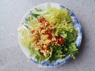 凉拌苦菊的做法步骤：4
