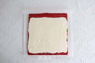 红丝绒奶盖卷的做法步骤：15
