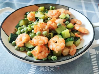 豌豆炒虾仁的做法步骤：12