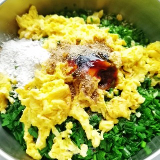 全麦韭菜鸡蛋饺子的做法步骤：6