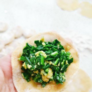 全麦韭菜鸡蛋饺子的做法步骤：15