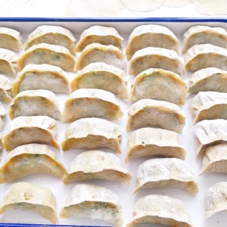 全麦韭菜鸡蛋饺子的做法步骤：17