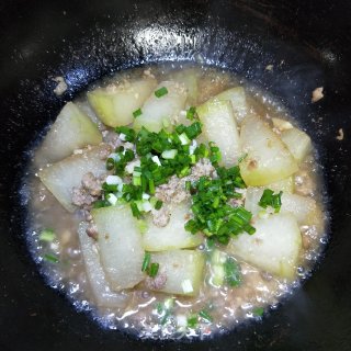肉末焖冬瓜的做法步骤：16