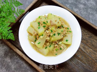 肉末焖冬瓜的做法步骤：17