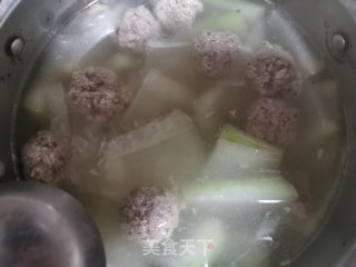冬瓜丸子汤的做法步骤：5