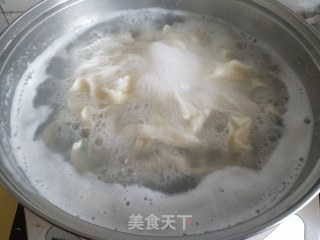 鸭蛋蒜面条的做法步骤：4
