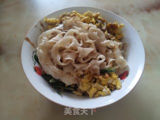 鸭蛋蒜面条的做法步骤：6