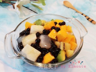 水果波霸洋菜冻的做法步骤：14