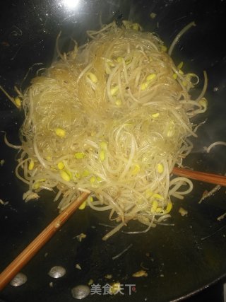 豆芽炒粉丝的做法步骤：10