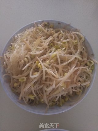 豆芽炒粉丝的做法步骤：11