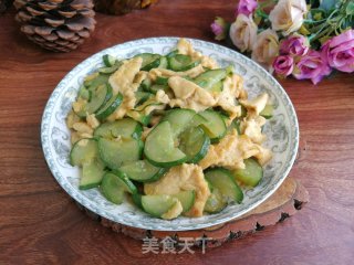 黄瓜炒肉片的做法步骤：5