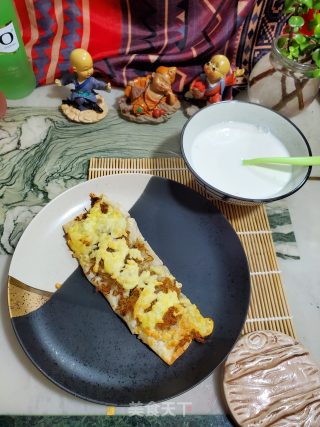 肉松芝士手抓饼的做法步骤：11