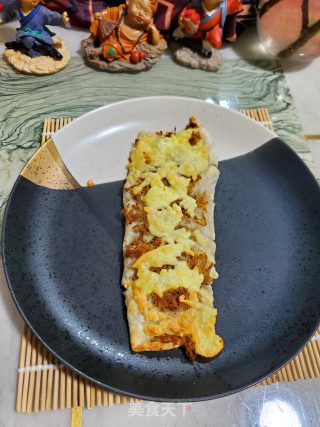 肉松芝士手抓饼的做法步骤：12