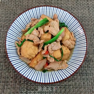 白豆干焖瘦肉的做法步骤：10