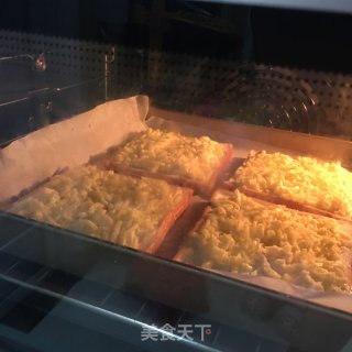 焦糖芝士吐司片的做法步骤：4