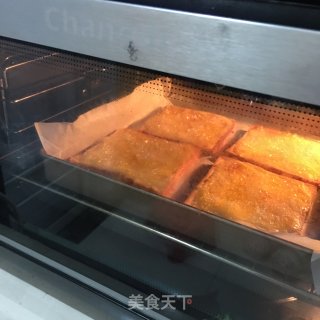 焦糖芝士吐司片的做法步骤：8