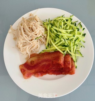 豆皮蔬菜卷的做法步骤：1