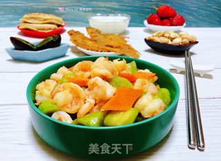 丝瓜炒虾仁的做法步骤：15