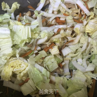 炒线面的做法步骤：6