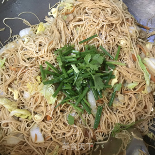 炒线面的做法步骤：9
