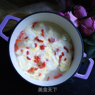 自制甜酒蛋花汤的做法步骤：9