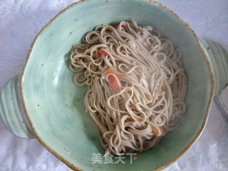 鸡胸肉荞麦面的做法步骤：6