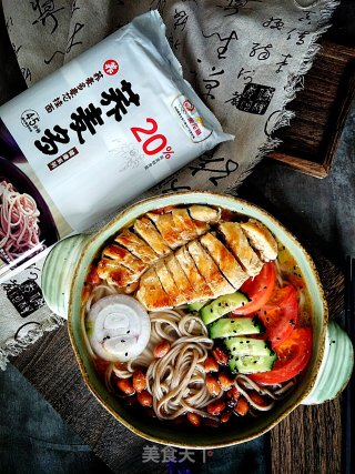 鸡胸肉荞麦面的做法步骤：14