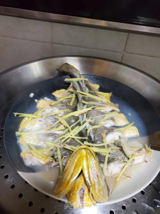 蒸黄花鱼的做法步骤：7