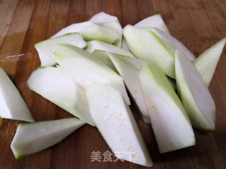 白油丝瓜的做法步骤：2
