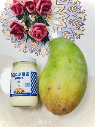 芒果沙拉的做法步骤：1