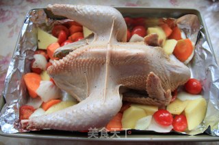 烤鸡的做法步骤：7