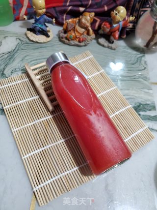 鲜榨西瓜汁的做法步骤：5