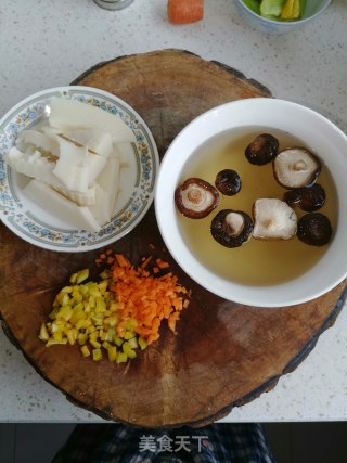 冬笋豆腐丸子的做法步骤：7