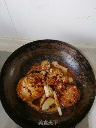 冬笋豆腐丸子的做法步骤：10